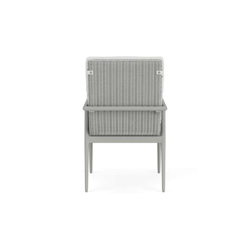 Outdoor Dining Armchair, Platinum