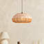 Luminaire suspendu en rotin 19 po Boho
