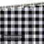 Black White Lumberjack Plaid Celtic Shower Curtain with 12 Hooks-284857284