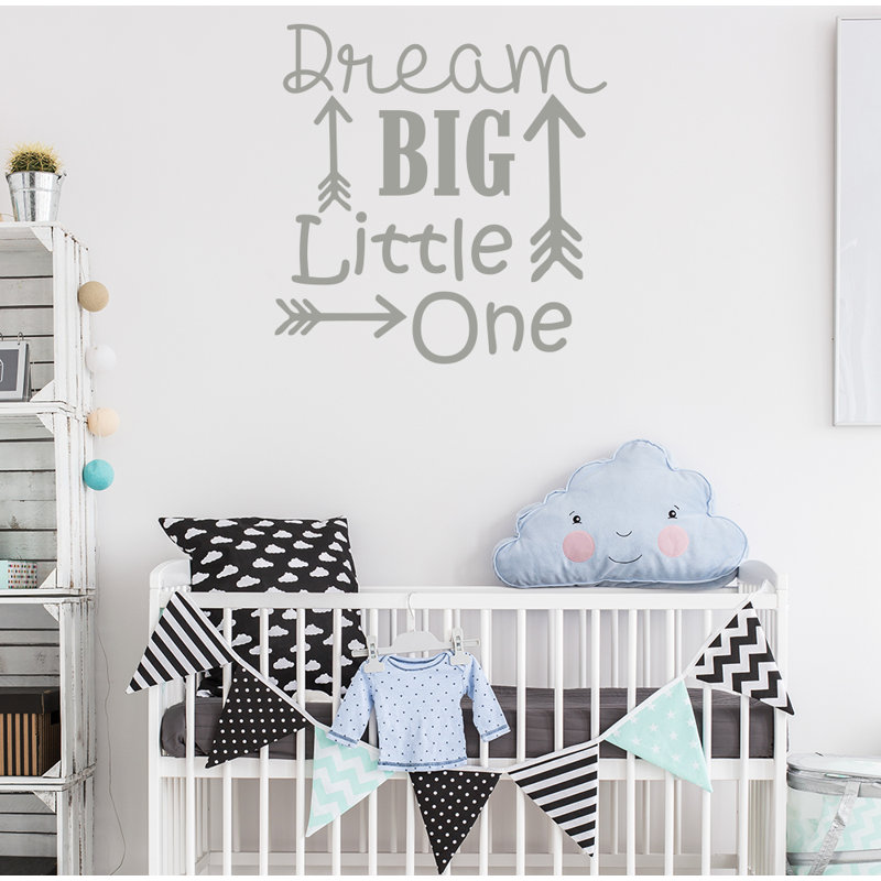 Décalcomanie murale big little rêve Baumeister, Argent métallique