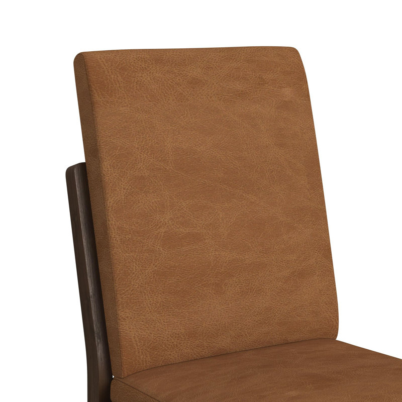 Ensemble de salle à manger Rialto 6 pièces, hauteur standard, couleur marron : table, quatre chaises en polyuréthane et banc.