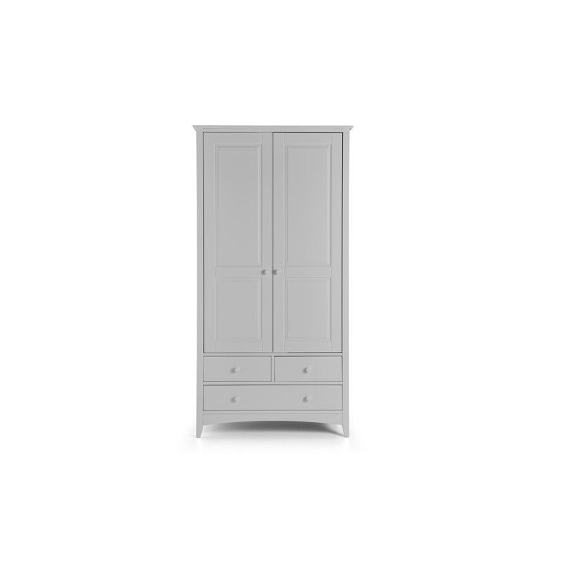 Eckhardt 2 Door Wardrobe, Dove Grey