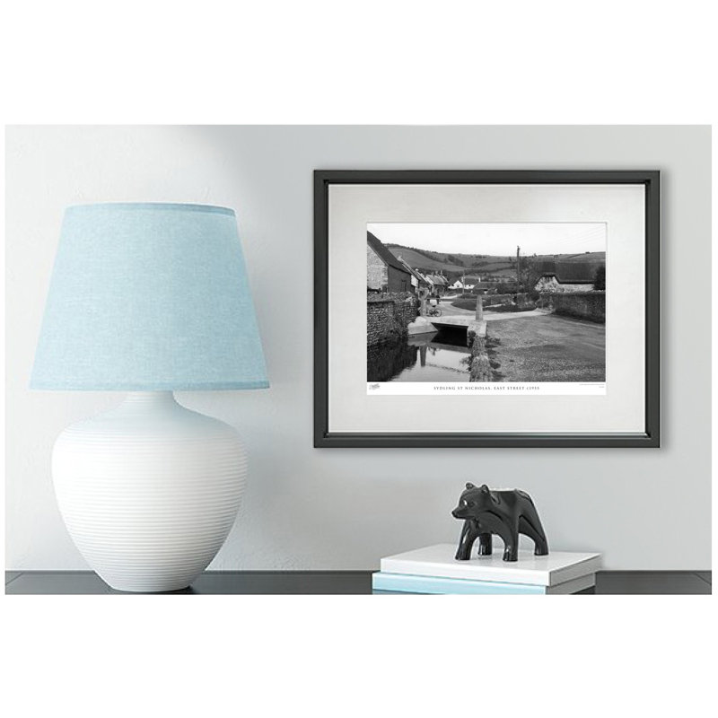 Sydling St Nicholas, East Street C1955 by Francis Frith - Single Picture Frame Print, 28cm H x 36cm W x 2.3cm D