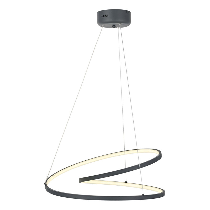 Luminaire suspendu géométrique 1 lumière DEL