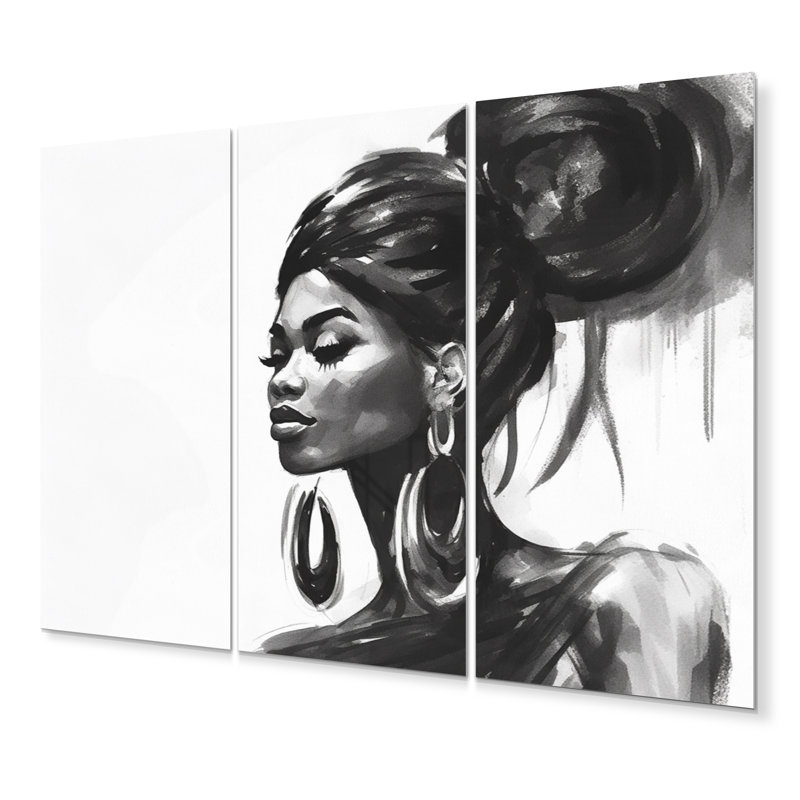 Glam People Wall Decor on Metal