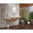 Flush Mount Framed Bathroom Vanity Mirror | Oval Framed Wall Mirror with Beveled Edge | Decorative Wall Mirror for Bathroom, Bedroom, Hallway, Entryway-25141491-25196515