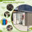 10X8 FT Outdoor Storage Shed-125897506