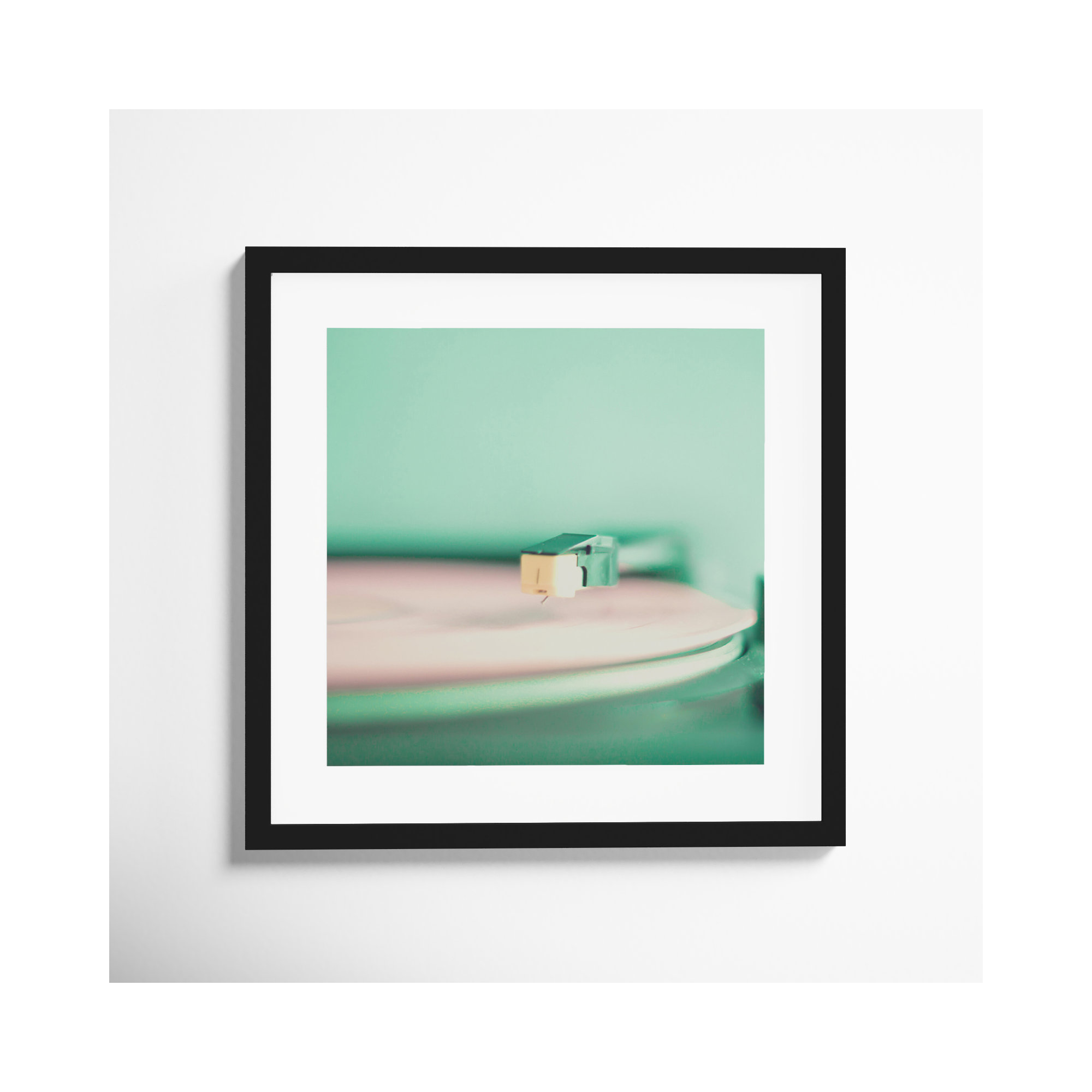 Analogue by Caroline Mint, 20.25" H x 20.25" W x 0.88" D, Black