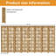 Cloison pliante en bois massif Lila-515628768