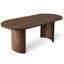 Ensemble de table de salle à manger moderne 79 "pour 6 personnes avec chaises d'appoint rembourrées Modern-131081405