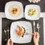 Julia Piece Porcelain China Dinnerware Set - Service for 6