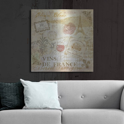 «French Wine» par Fiona Stokes-Gilbert, art mural en métal