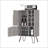 8-Bottle Rectangle Bar Cabinet