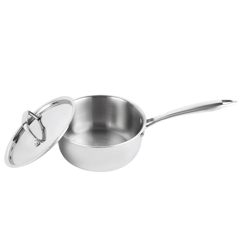 Royalford 16Cm Stainless Steel Saucepan With Lid, Induction Safe Cooking , 3L