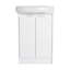 Meuble-lavabo autoportant de 23 po avec lavabo et portes à fermeture douce-1464133636