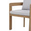 Ensemble de 2 chaises de salle à manger en aluminium avec coussins-477049862