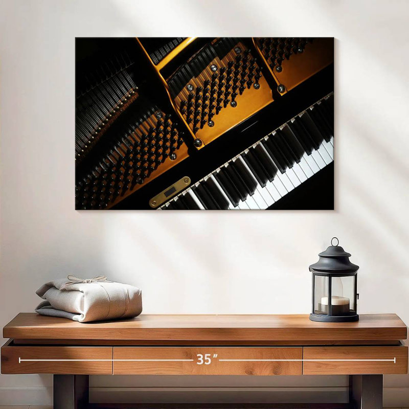 Abarca Inside The Piano, 16" H x 24" W