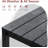 All-weather Patio 4-person Dining Table, Hips & Aluminum Frame Outdoor Dining Table With Umbrella Hole,-335976220