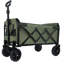Chariot utilitaire extensible à deux couches d'une capacité de 225 lb pour le camping, le jardinage et le magasinage - vert armée-125364563