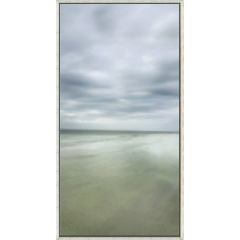 «Beach Blur» - Cadre flottant sur toile