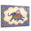 Bungalow Rose «Elephant Cartouche Ap» par Andrea Strongwater, art mural en verre acrylique-2045944885