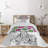Hypnotic Modern & Contemporary Polyester Abstract Coverlet-781679618