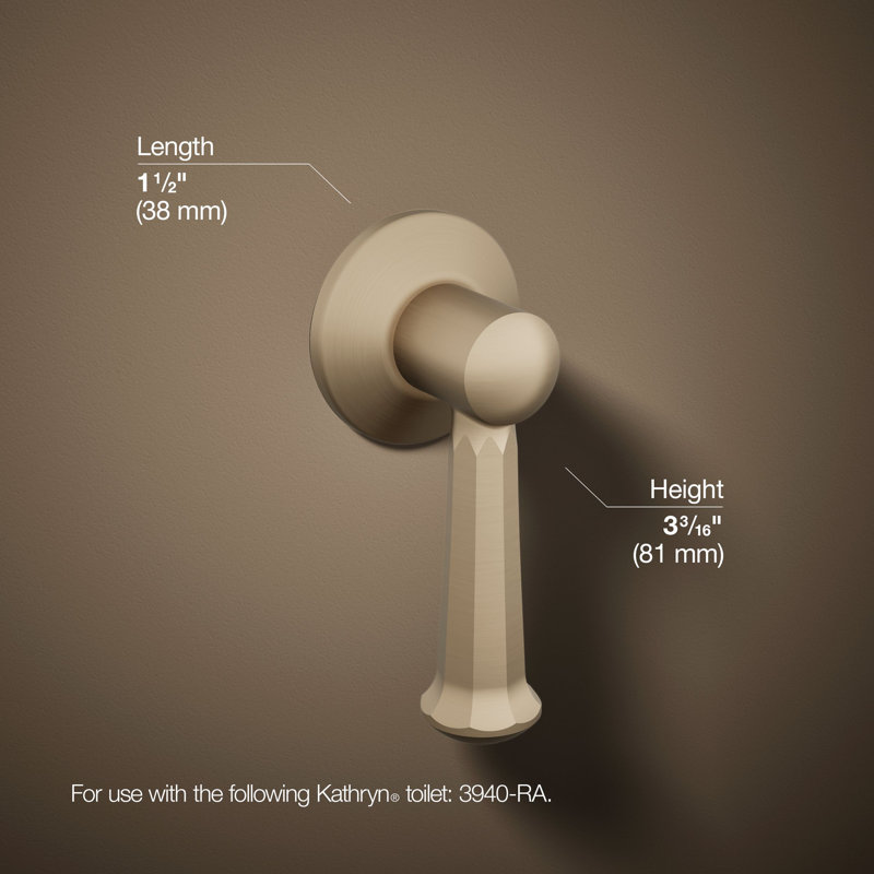 Kathryn® Trip Lever, Vibrant Brushed Bronze