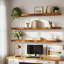 Tablettes murales flottantes en bois-1468714191