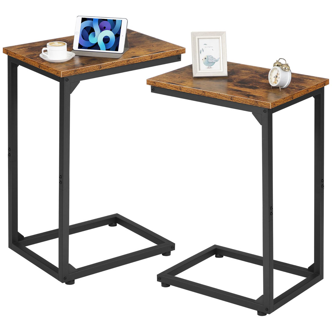 C-Shaped Side Table Set of 2