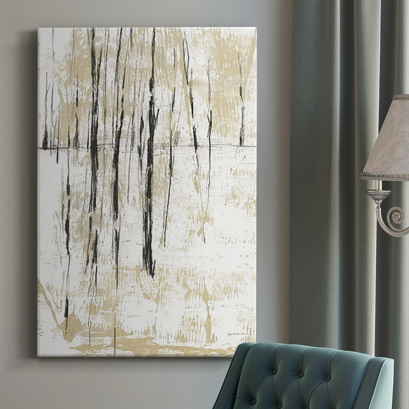 «Gilded Forest II» sur toile, H 60 po x l 40 po x P 1 po