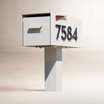 Post-Mounted Steel Mailbox