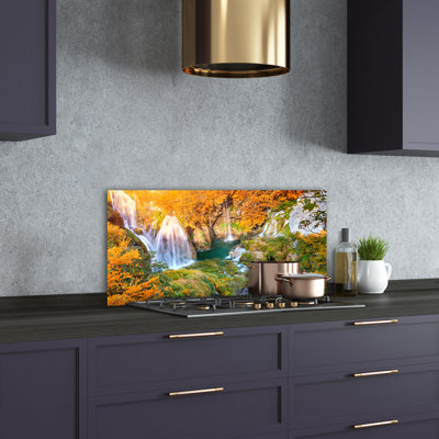 50cm W x 100cm L Glass Peel and Stick Panel