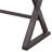 Danton Gold Aluminum Rectangular Writing Desk
