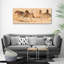 Desert Horses - Wrapped Canvas Print