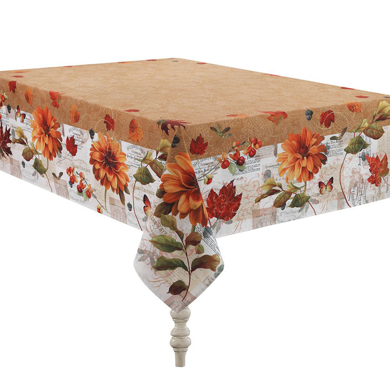 Fall In Love Fall in Love Tablecloth, 84" L x 70" W