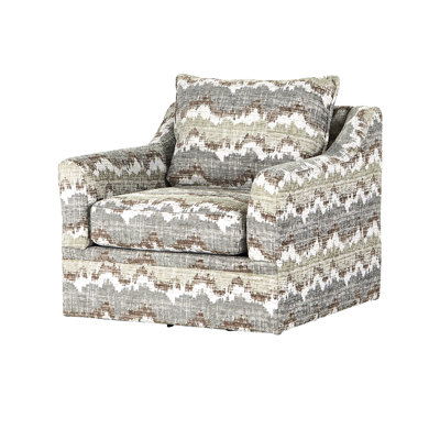 Fauteuil rembourré pivotant