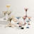 Tulip Stemmed Wine Glasses in Amber