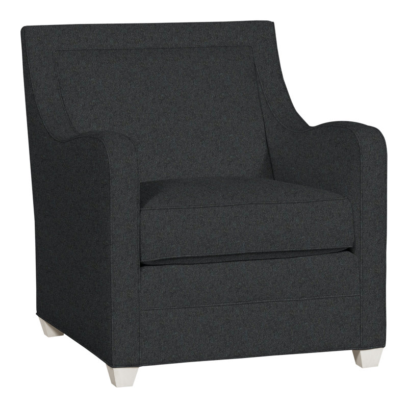 Haden Upholstered Armchair, Casa Blanca, Ian Lagoon