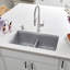 Diamond SILGRANIT 32" L X 19.25'' W Double Bowl Undermount Kitchen Sink with Low Divide-83251817