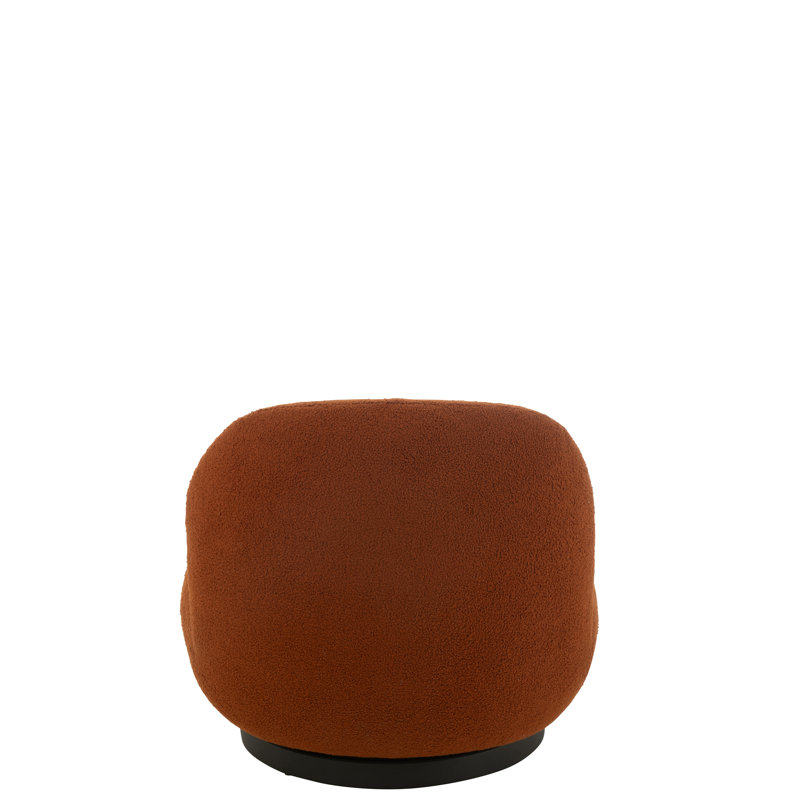 Spring / Summer 2024 Upholstered Slipper Chair, Orange