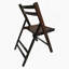 Ensemble de chaises pliantes polyvalentes en bois massif pour diverses occasions