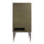 Armoire à vin en cuir et aluminium