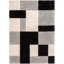 Tapis noir / gris à poils longs Cobina-37328452