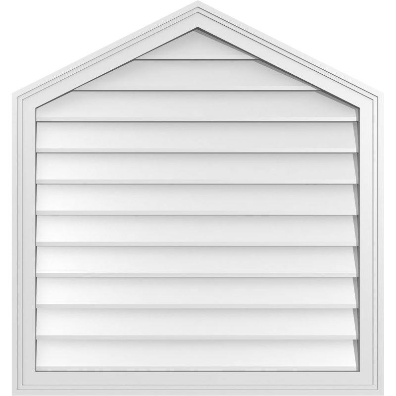 Ventilateur à pignon en uréthane non-fonctionnel Signature, H 34 po x l 32 po x P 1,5 po