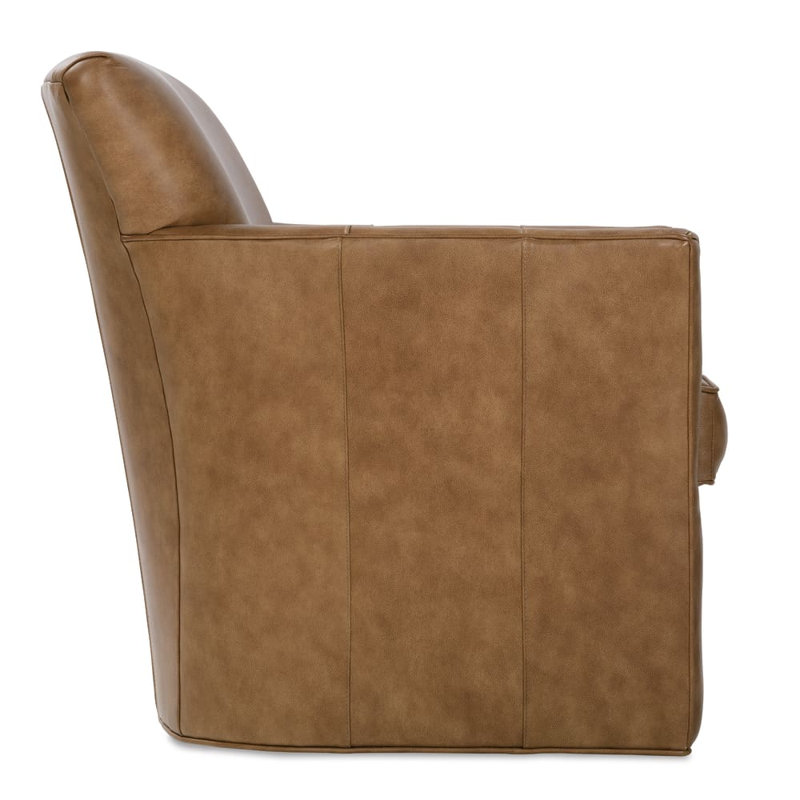 Times Square Leather Swivel Chair, Honey (KL207-92)