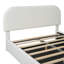 Lit plateforme tapissier Teddy