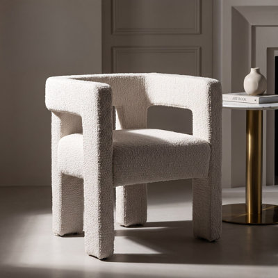 Fauteuil d'appoint Drea Boucle