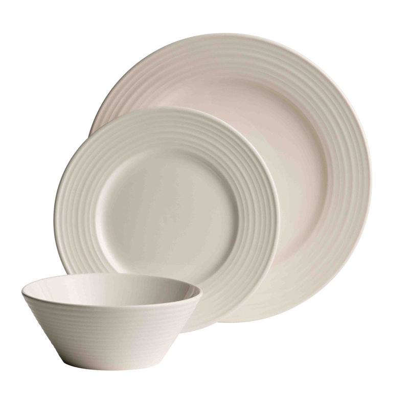Nicky Piece Porcelain China Dinnerware Set - Service for 4
