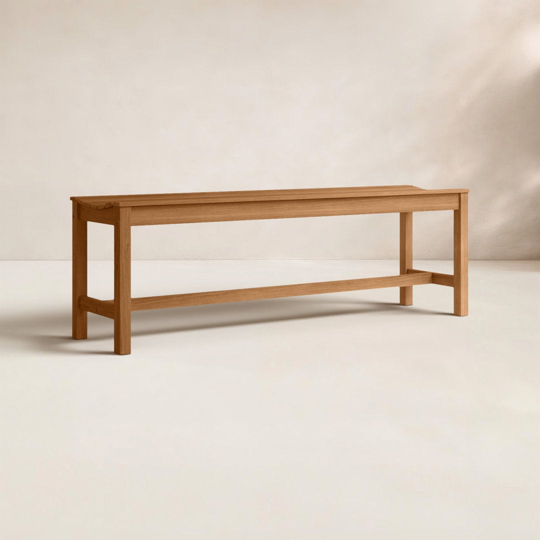 Fleur Eucalyptus Outdoor Bench Birch Lane™