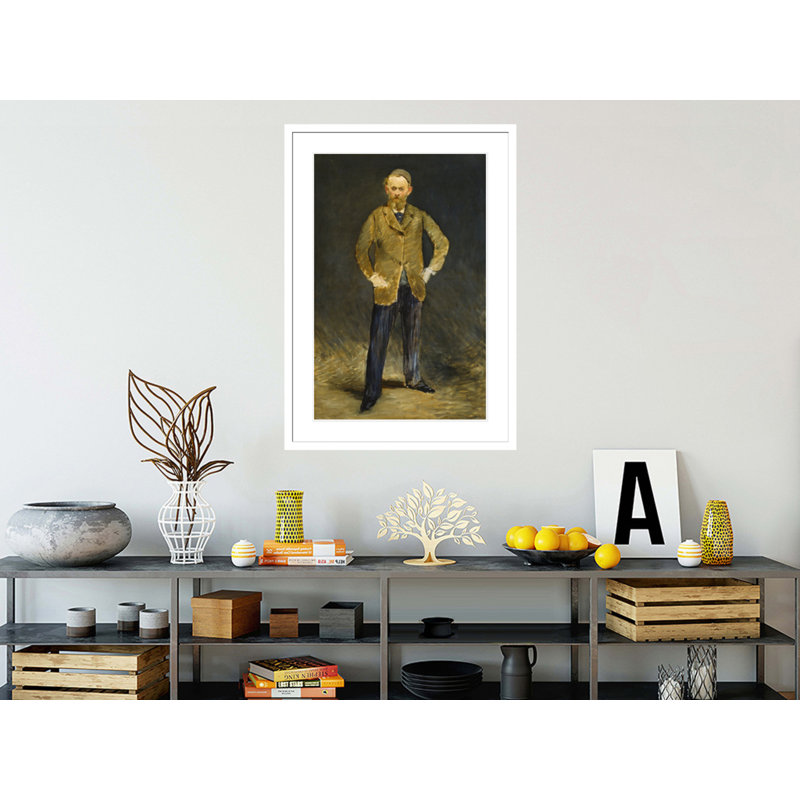 Autoportrait d'Edward Manet, impression giclée sur cadre, H 41,5 po x l 29,49 po